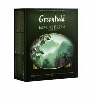 Чай зеленый Greenfield Jasmine Dream, в пакетиках 100 х 2гр.