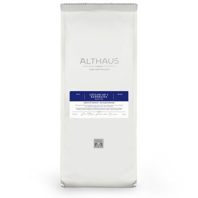 Чай черный Althaus Ceylon Kanneliya листовой, 250гр Чай черный Althaus Ceylon Kanneliya листовой, 250гр