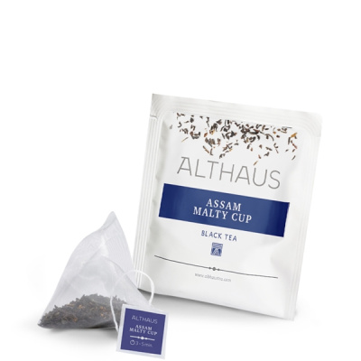 Чай черный Althaus Assam Malty Cup в пирамидках 15x2,75гр. Чай черный Althaus Assam Malty Cup в пирамидках 15x2,75гр.