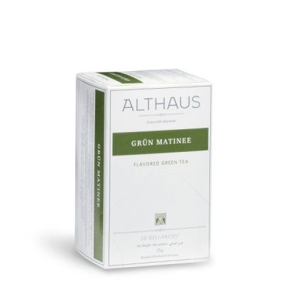 Чай зеленый Althaus Grun Matinee пакетики 20x1,75гр. Чай зеленый Althaus Grun Matinee пакетики 20x1,75гр.