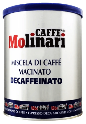 Кофе в молотый DECAFFEINATO Декофеинато, б/250 гр
